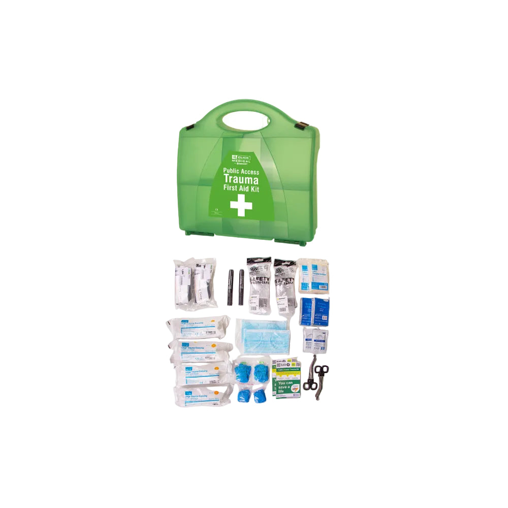 Click Medical Pact (public Access Trauma Kit) In Box Green