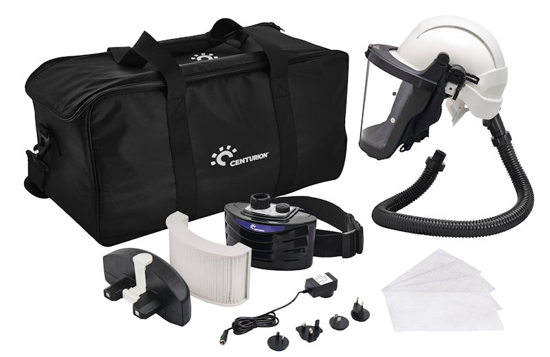 Centurion Conceptair Helmet & Flip Up Visor Kit P3 Black/white