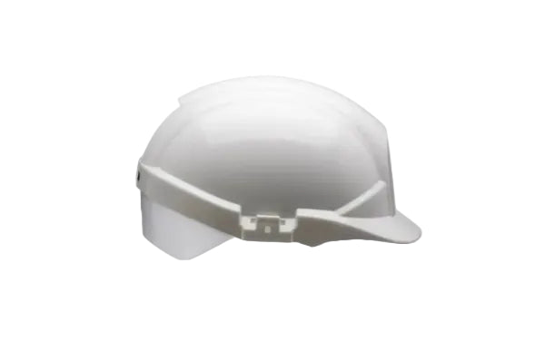 Centurion Reflex Safety Slip Ratchet Helmet With Silver Rear White