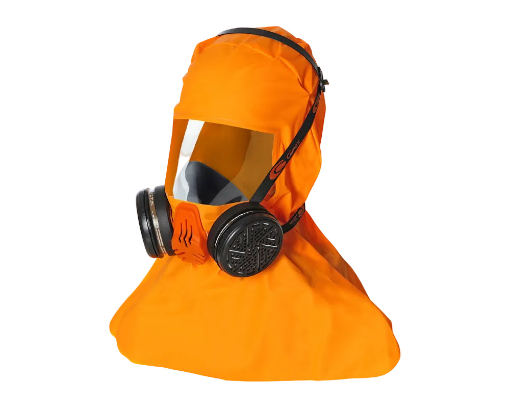 Climax Abekp3 Filtered Evacuation Hood Orange
