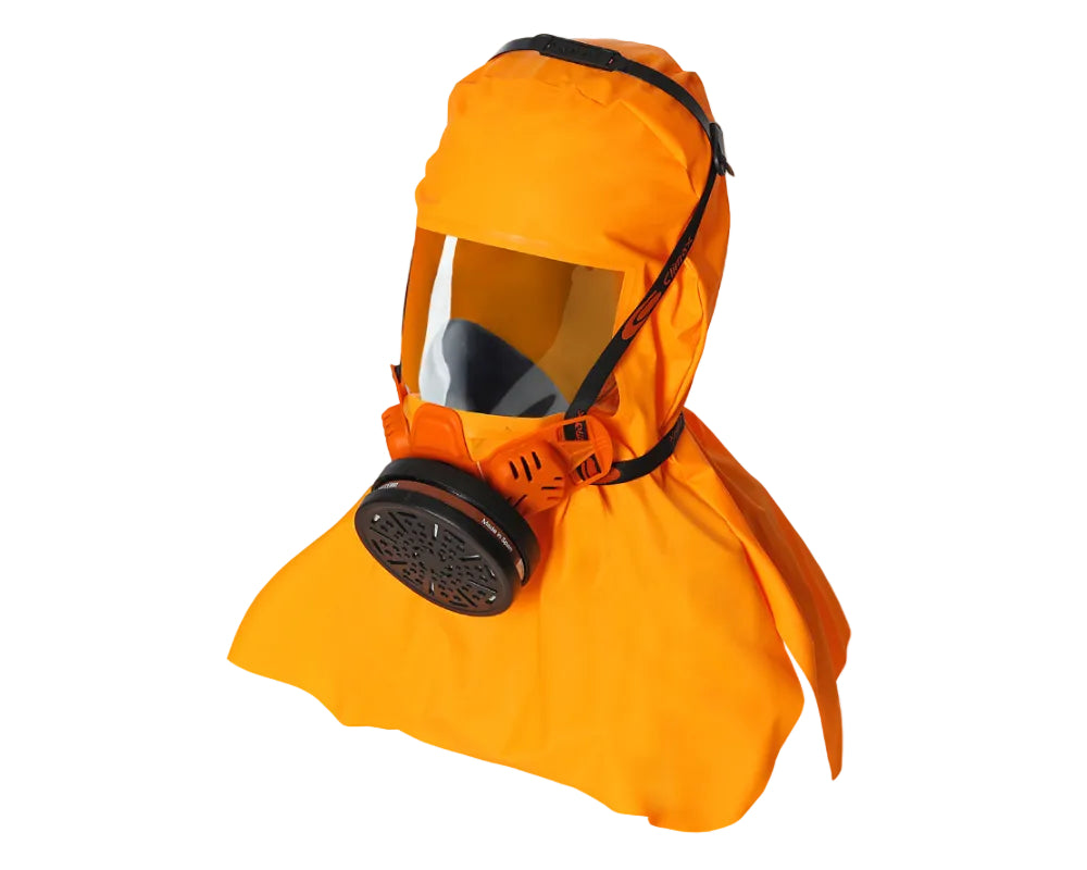 Climax Abekp3 Filtered Evacuation Hood Orange