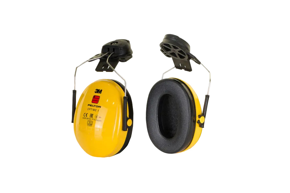 3m Peltor Optime 1 Ear Defenders Helmet Mount Yellow