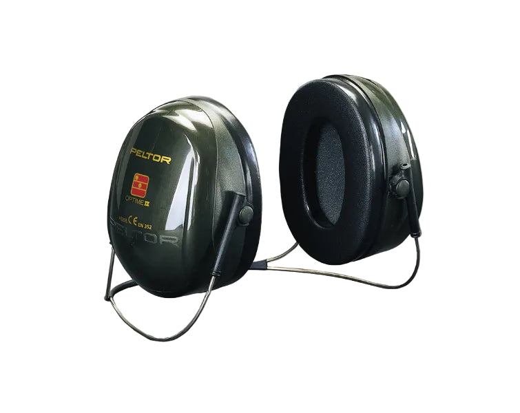 3m Peltor Optime 2 Ear Defenders Neckband Green