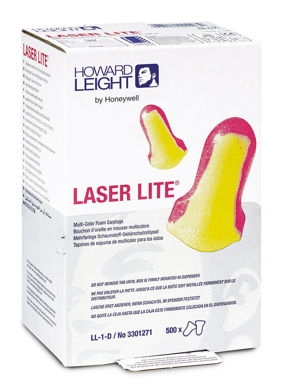 Honeywell Laser Lite Ls500 Uncorded Ear Plugs Dispenser Refill Yellow