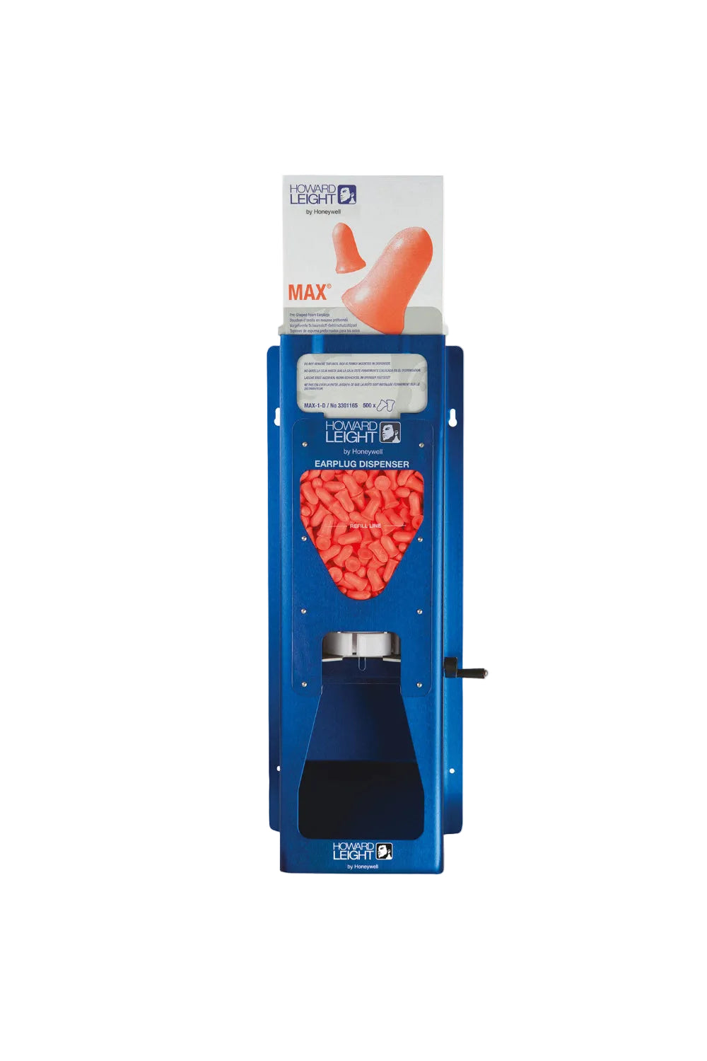 Honeywell Ls500 Metal Wall Mount Ear Plugs Dispenser Blue