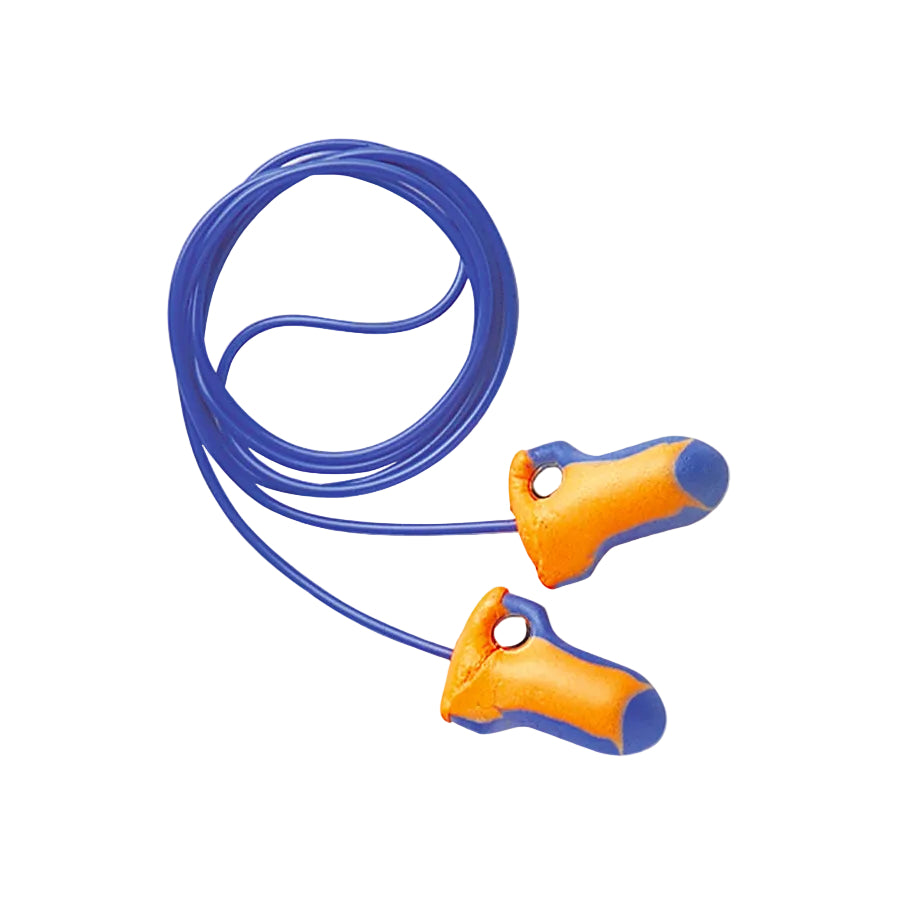 Honeywell Laser Trak Corded Detectable Ear Plugs Orange