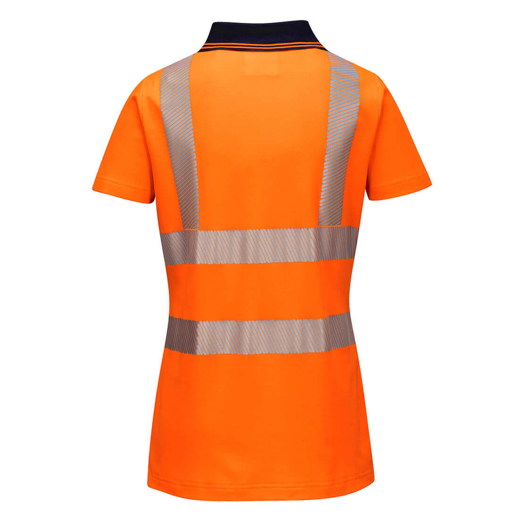 LW72 Hi-Vis Women's Cotton Comfort Pro Polo Shirt