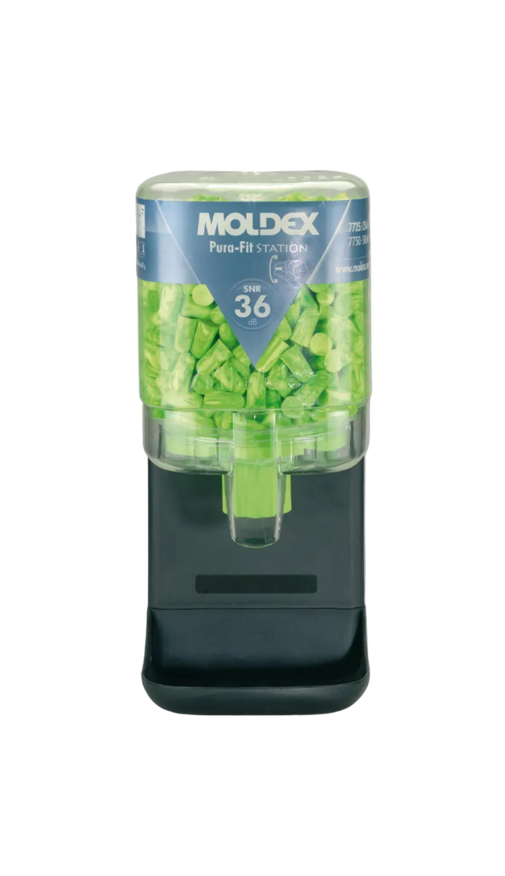 Moldex 7725 Pura-fit Small Ear Plugs Dispenser Clear