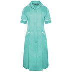 Ladies Dress with Round Collar