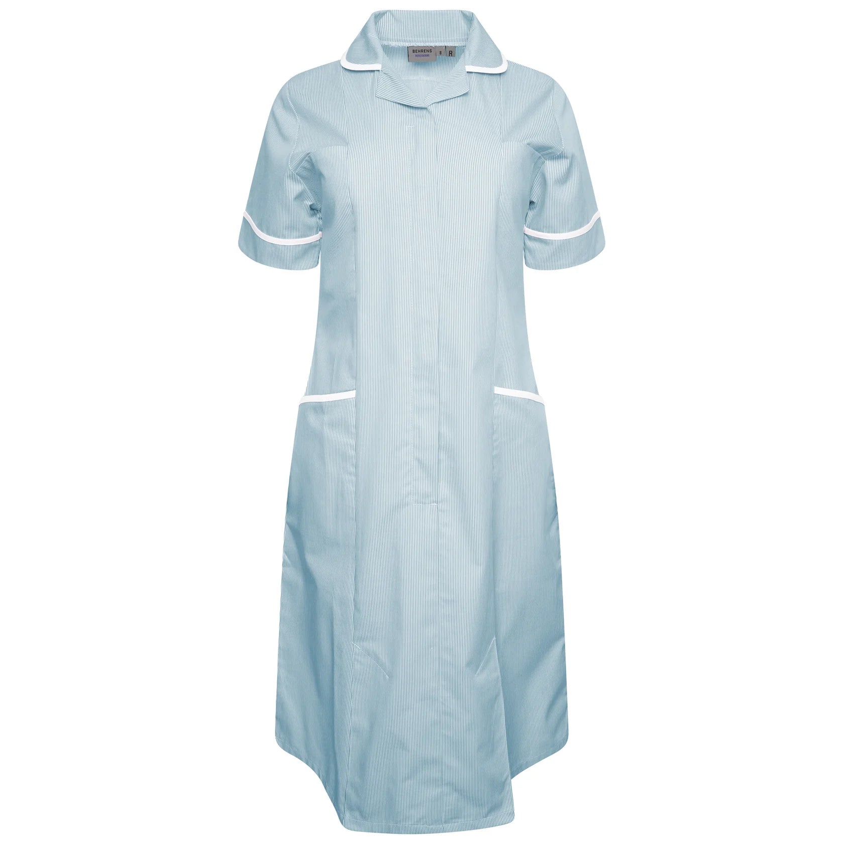 Ladies Dress with Round Collar