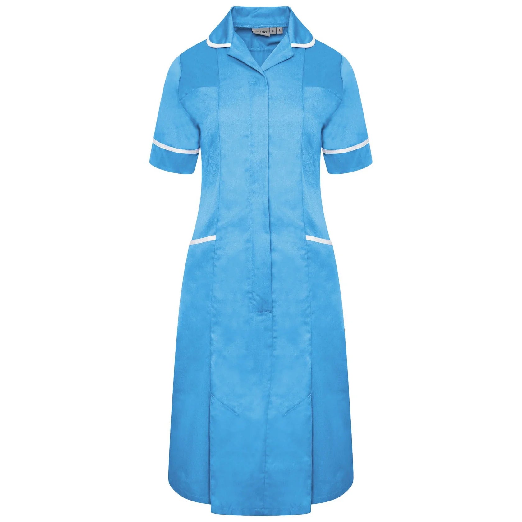 Ladies Dress with Round Collar