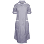 Ladies Dress with Round Collar
