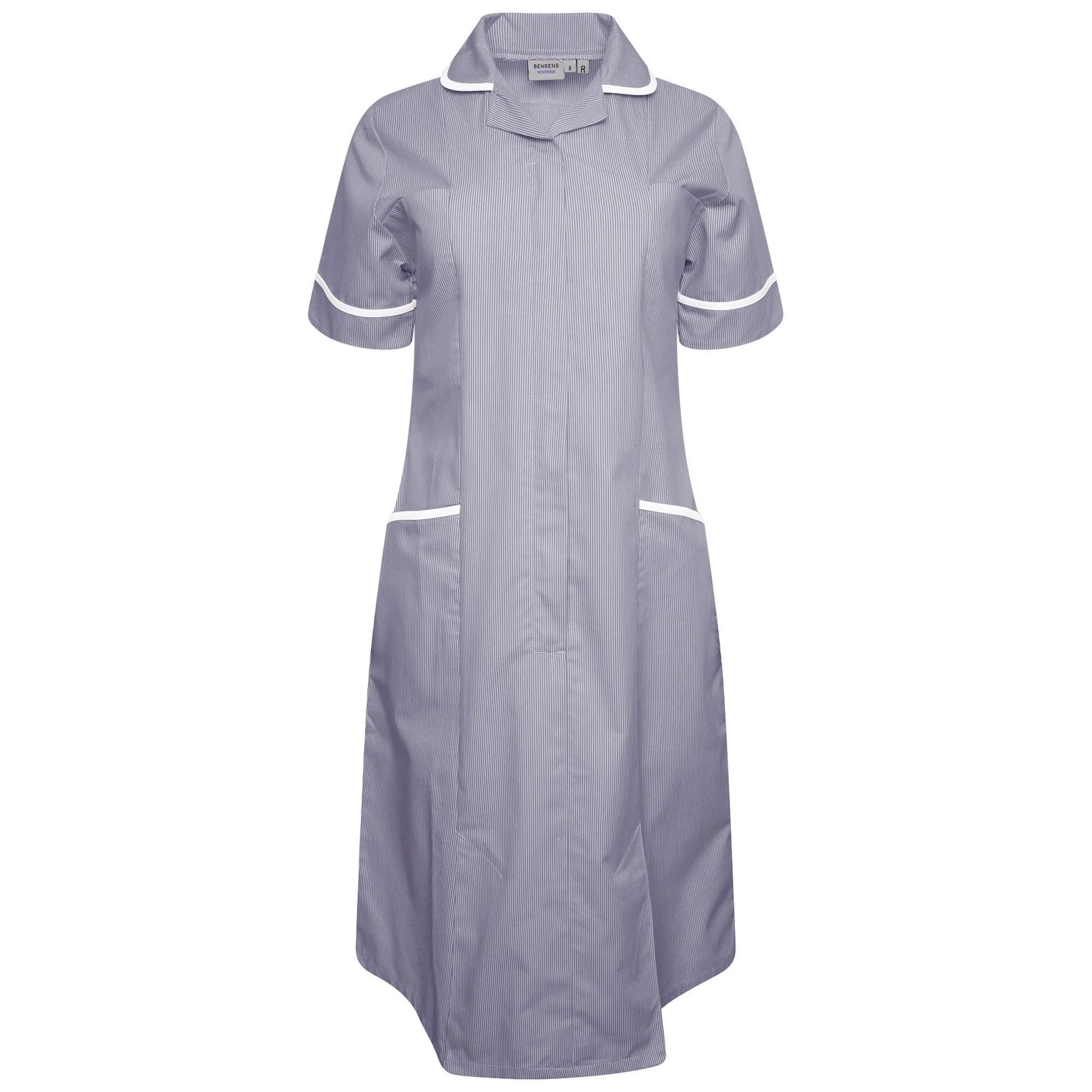Ladies Dress with Round Collar