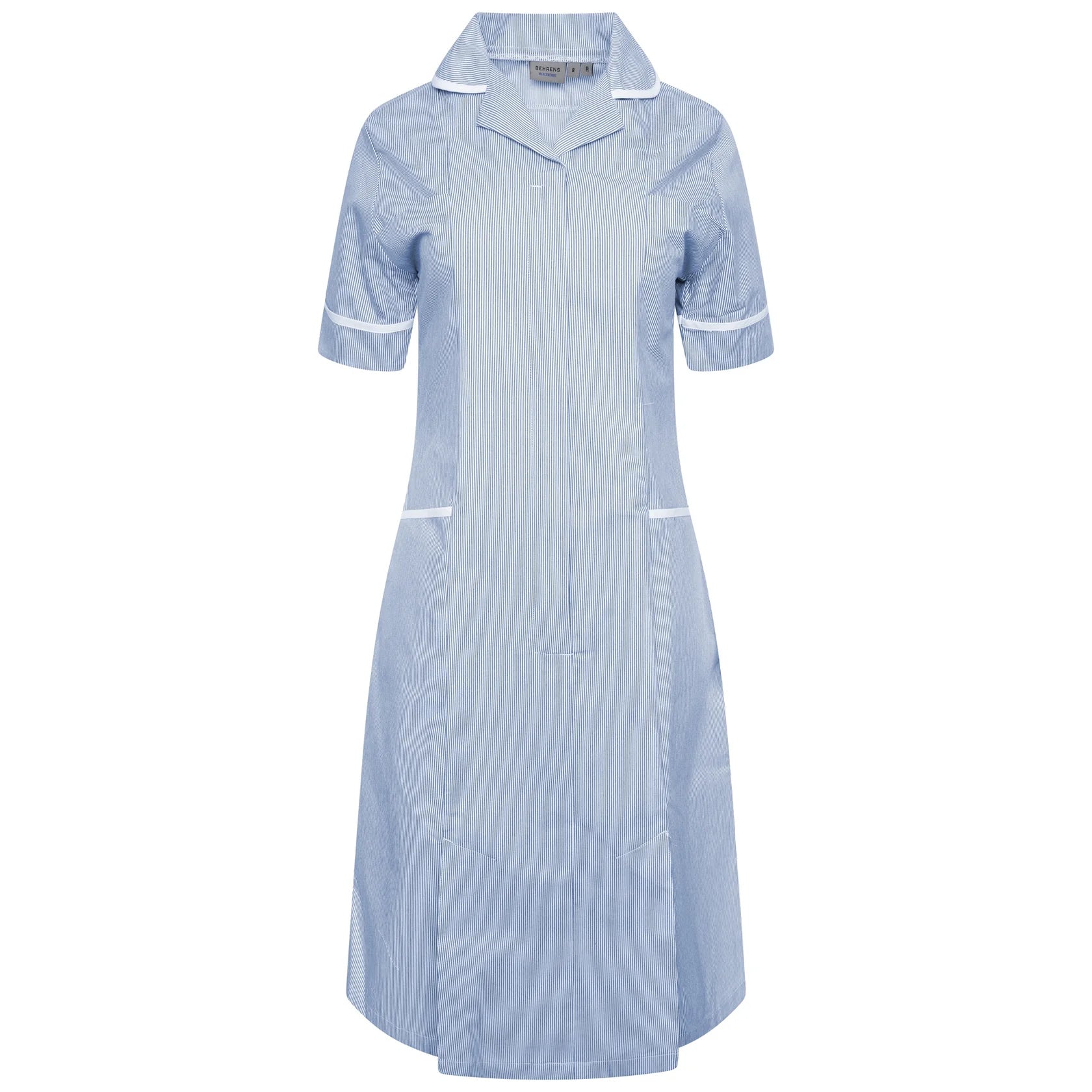 Ladies Dress with Round Collar