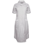 Ladies Dress with Round Collar