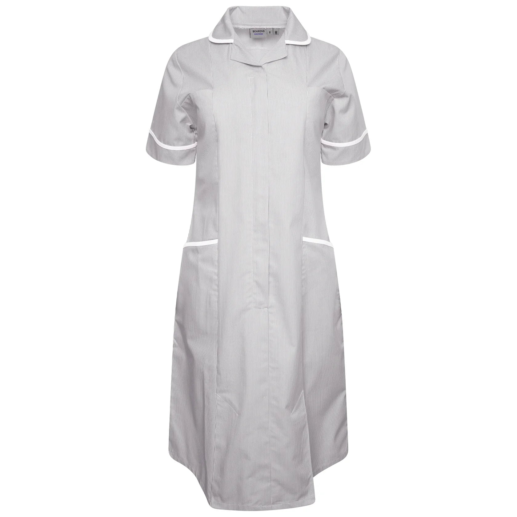Ladies Dress with Round Collar