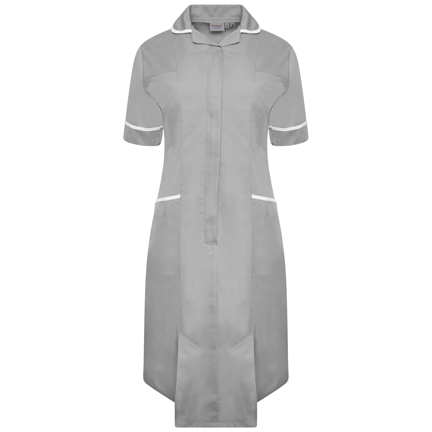 Ladies Dress with Round Collar