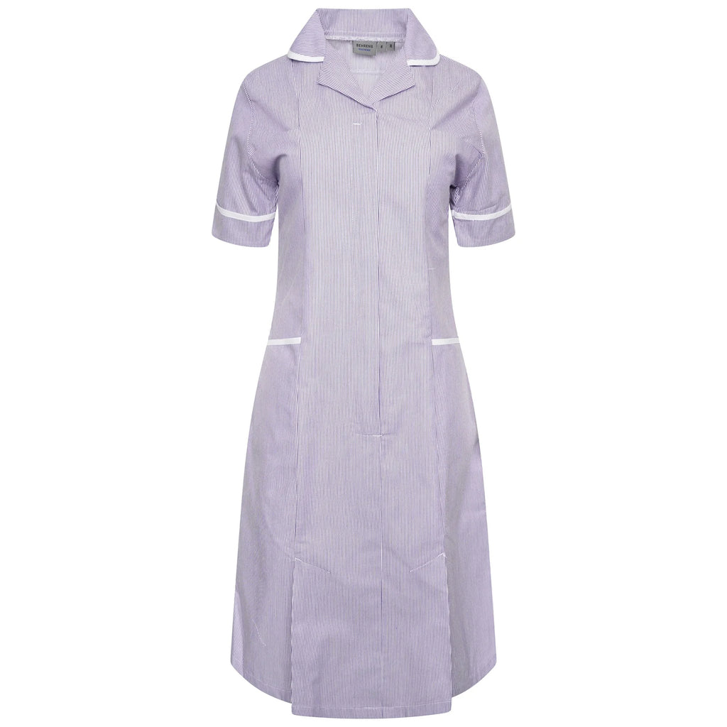 Ladies Dress with Round Collar