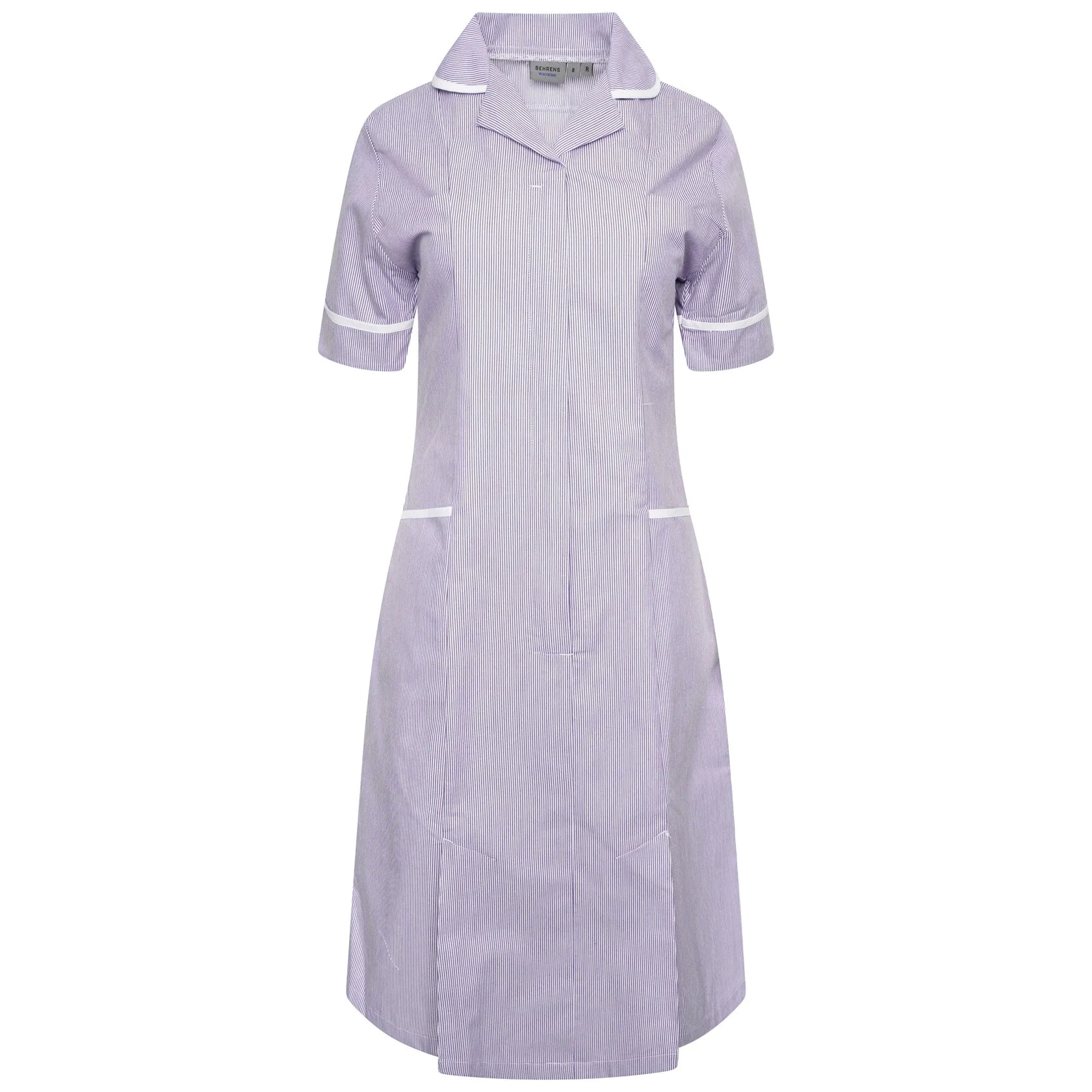 Ladies Dress with Round Collar