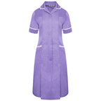 Ladies Dress with Round Collar