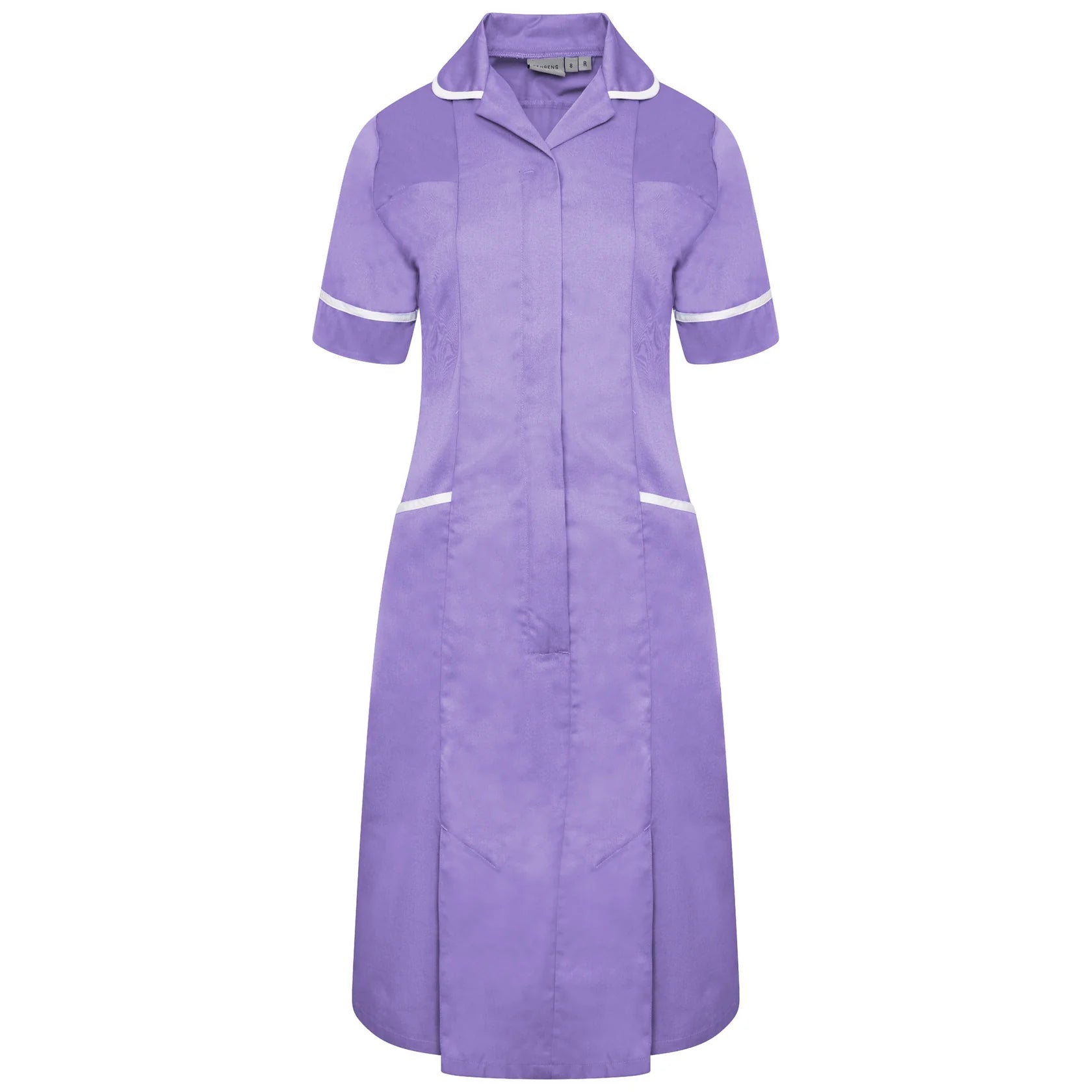 Ladies Dress with Round Collar