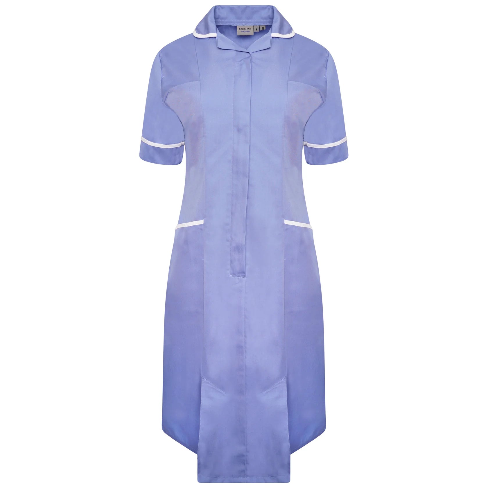Ladies Dress with Round Collar