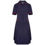 Ladies Dress with Round Collar