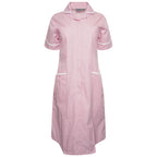 Ladies Dress with Round Collar