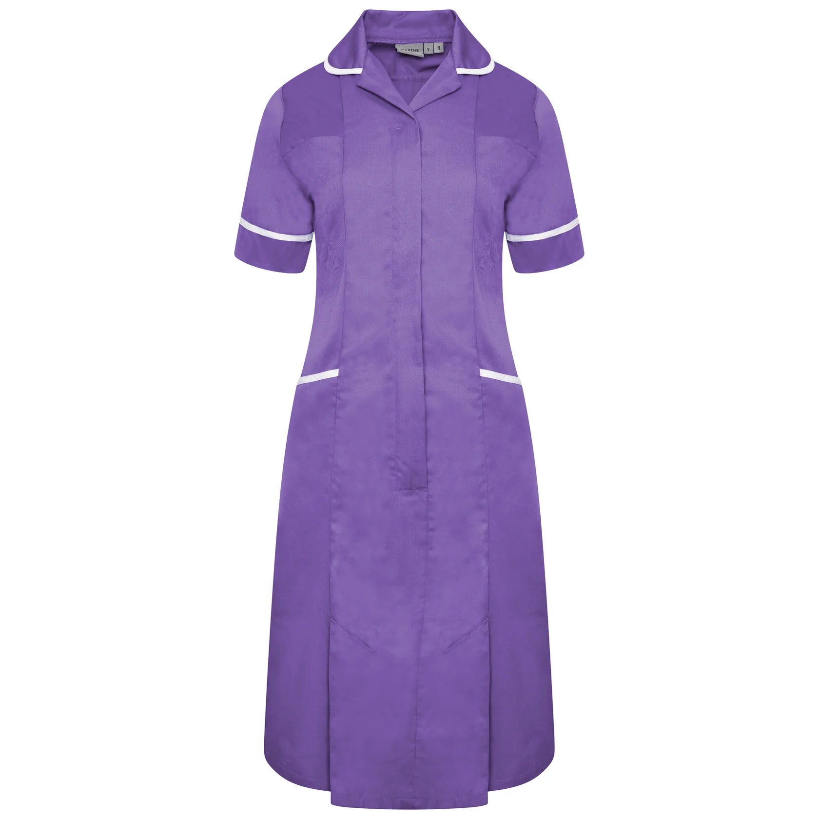 Ladies Dress with Round Collar