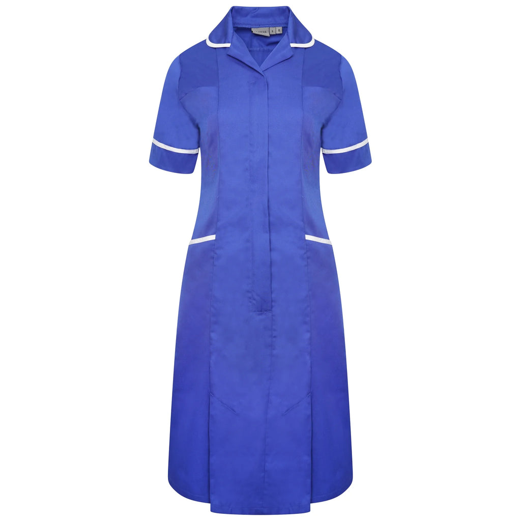 Ladies Dress with Round Collar