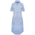Ladies Dress with Round Collar