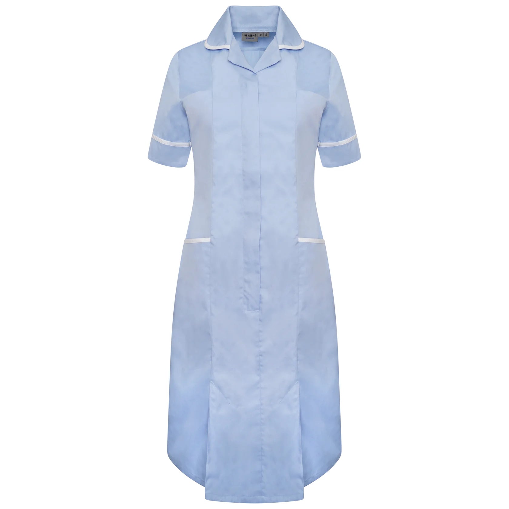Ladies Dress with Round Collar