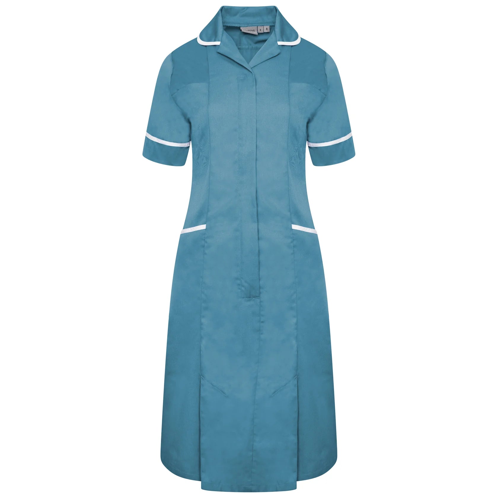Ladies Dress with Round Collar