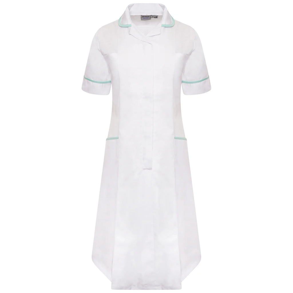 Ladies Dress with Round Collar