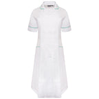 Ladies Dress with Round Collar