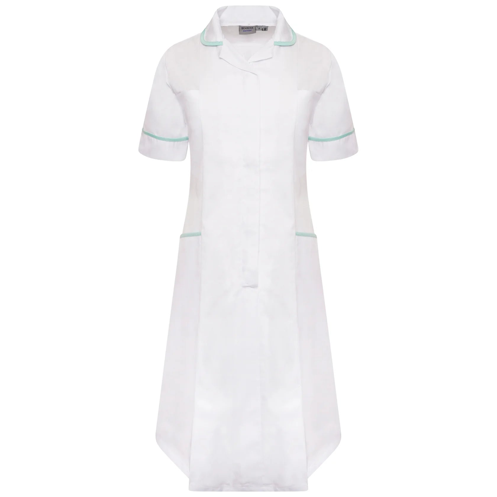 Ladies Dress with Round Collar