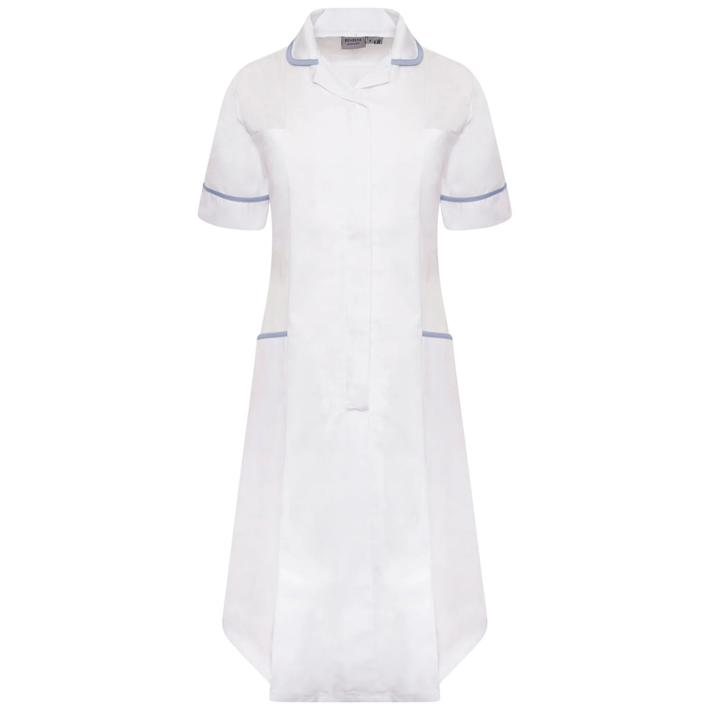 Ladies Dress with Round Collar