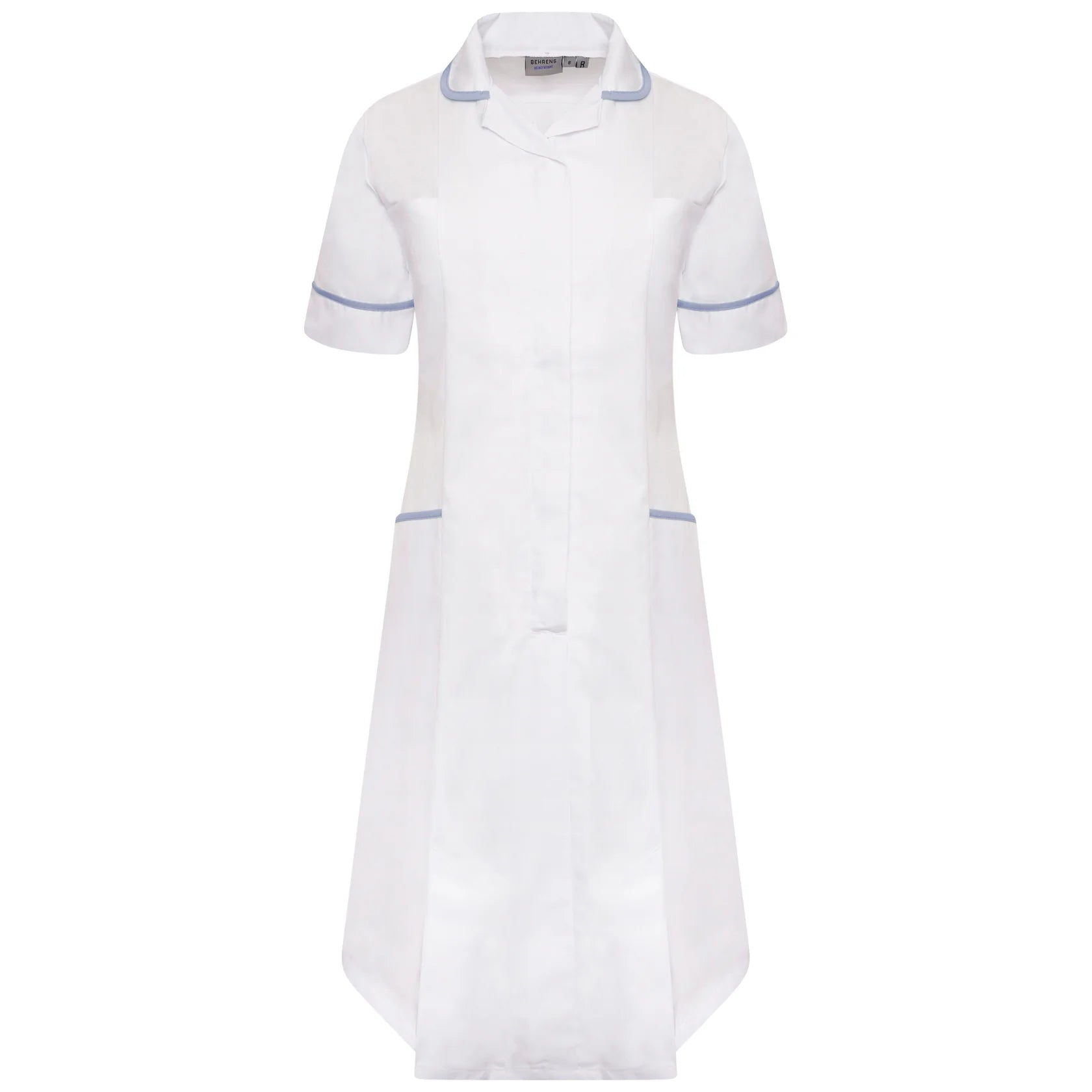 Ladies Dress with Round Collar
