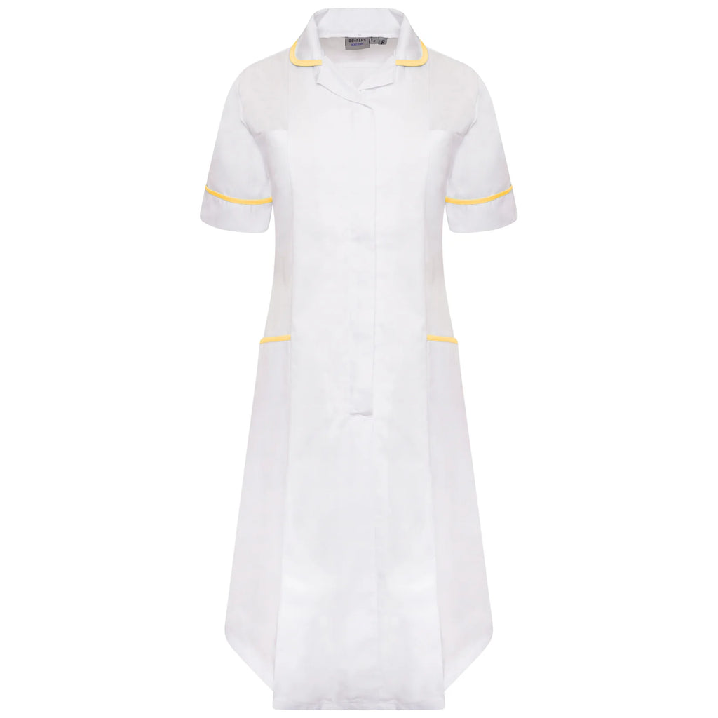 Ladies Dress with Round Collar