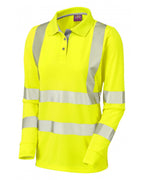 POLLYFIELD Leo EcoViz Performance+ Womens Sleeved Polo Shirt