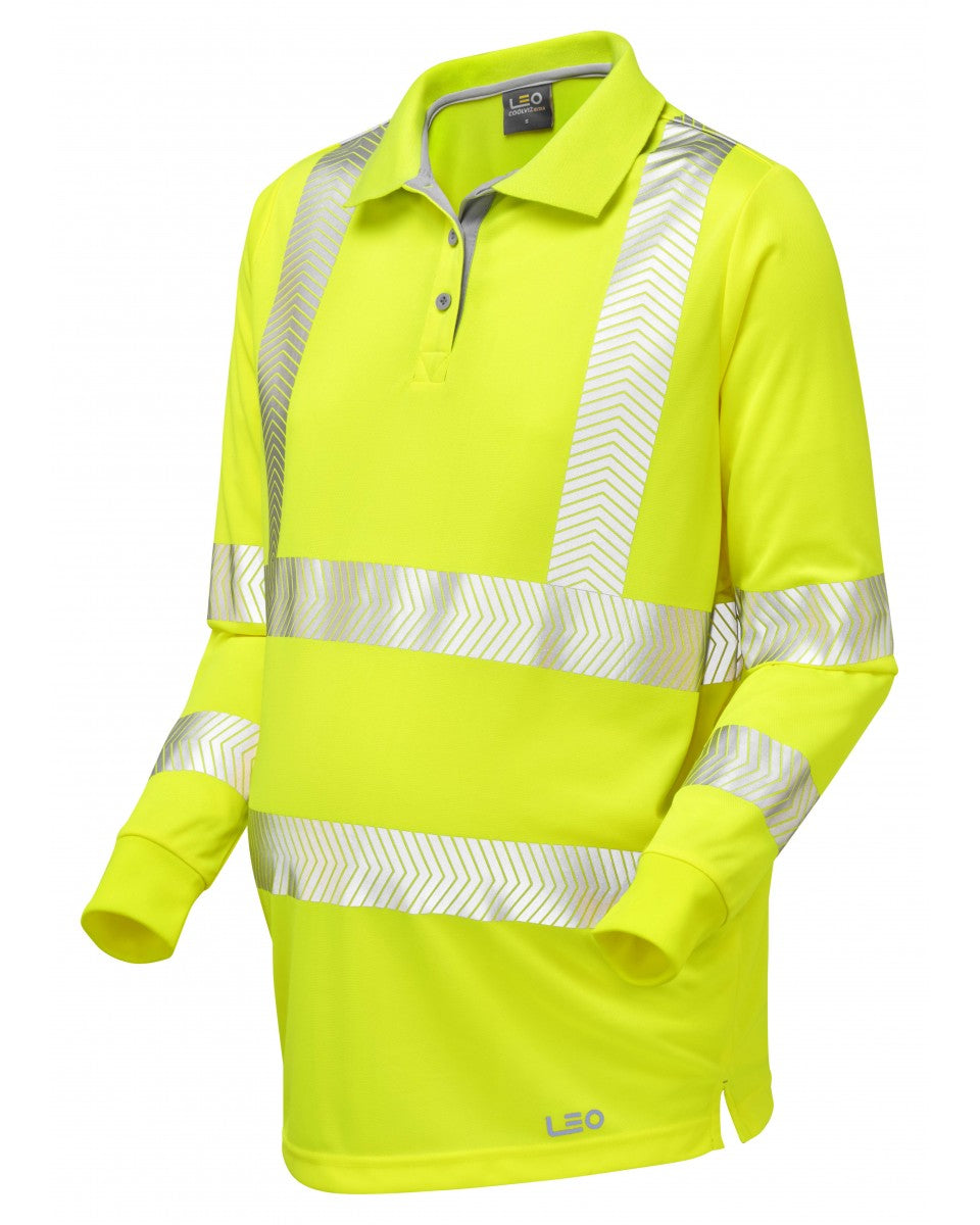 YARNACOTT Leo EcoViz Performance+ Maternity Sleeved Polo Shirt