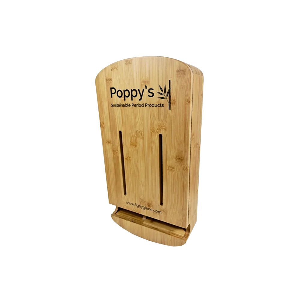 Poppy's Bamboo Period Product Dispenser (Wall Mounted)
