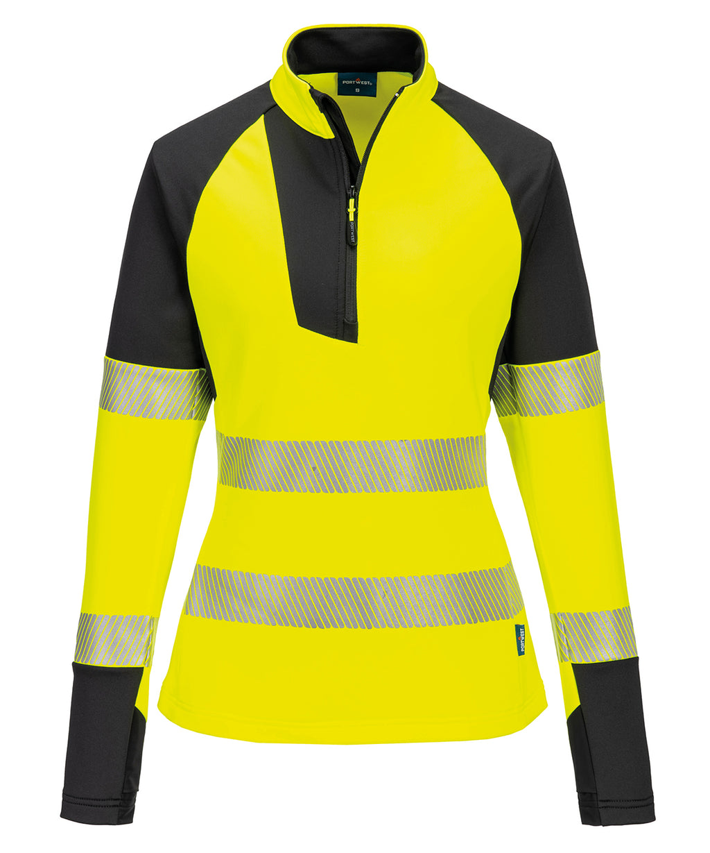 Women’s T173 PW3 Hi-Vis ¼-Zip Sweatshirt
