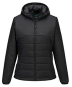 Women’s professional hooded insulated baffle jacket