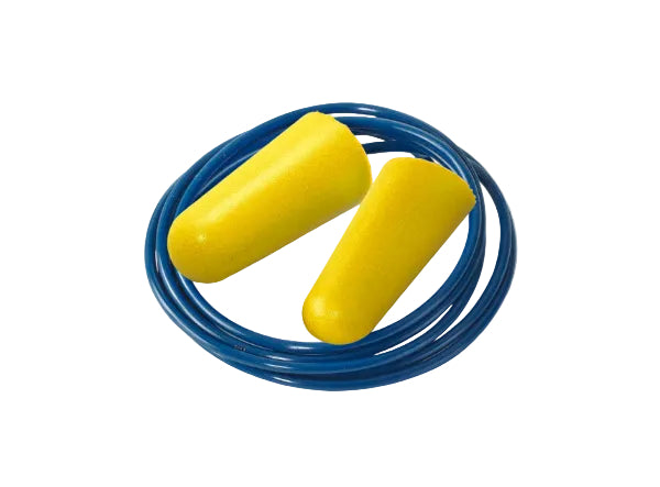 Beeswift Qed Disposable Foam Corded Ear Plugs Blue