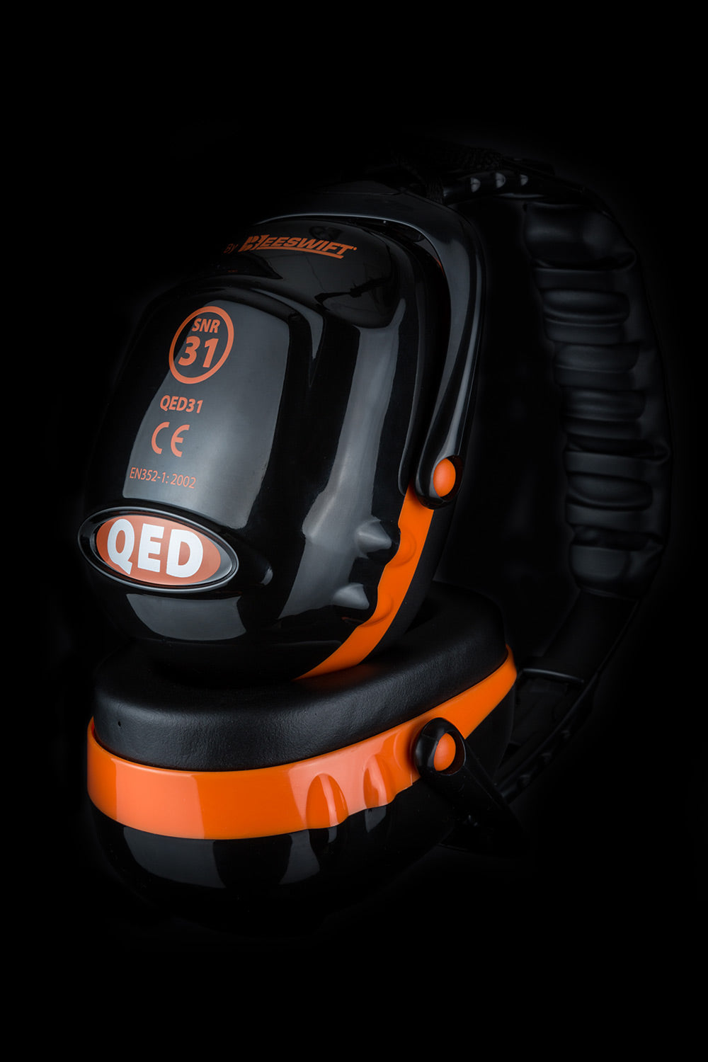 Beeswift Qed Snr31 Ear Defender Black/orange