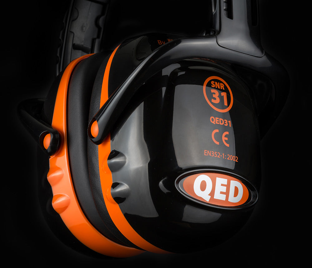 Beeswift Qed Snr31 Ear Defender Black/orange