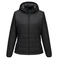S613 Professional Women's Hooded Insulated Baffle Jacket