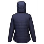S613 Professional Women's Hooded Insulated Baffle Jacket