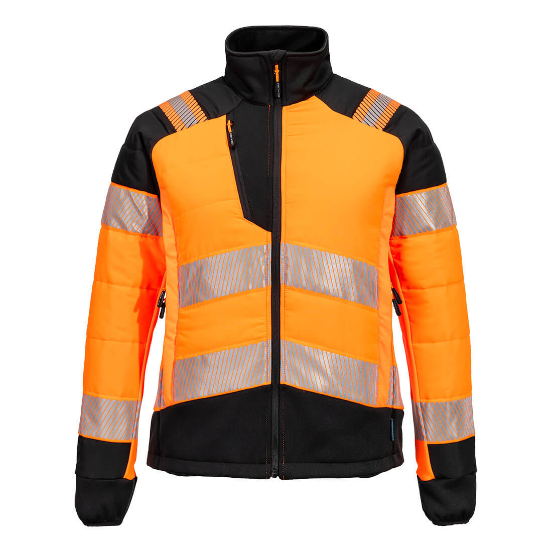 T171 PW3 Hi-Vis Women's Hybrid Baffle Jacket